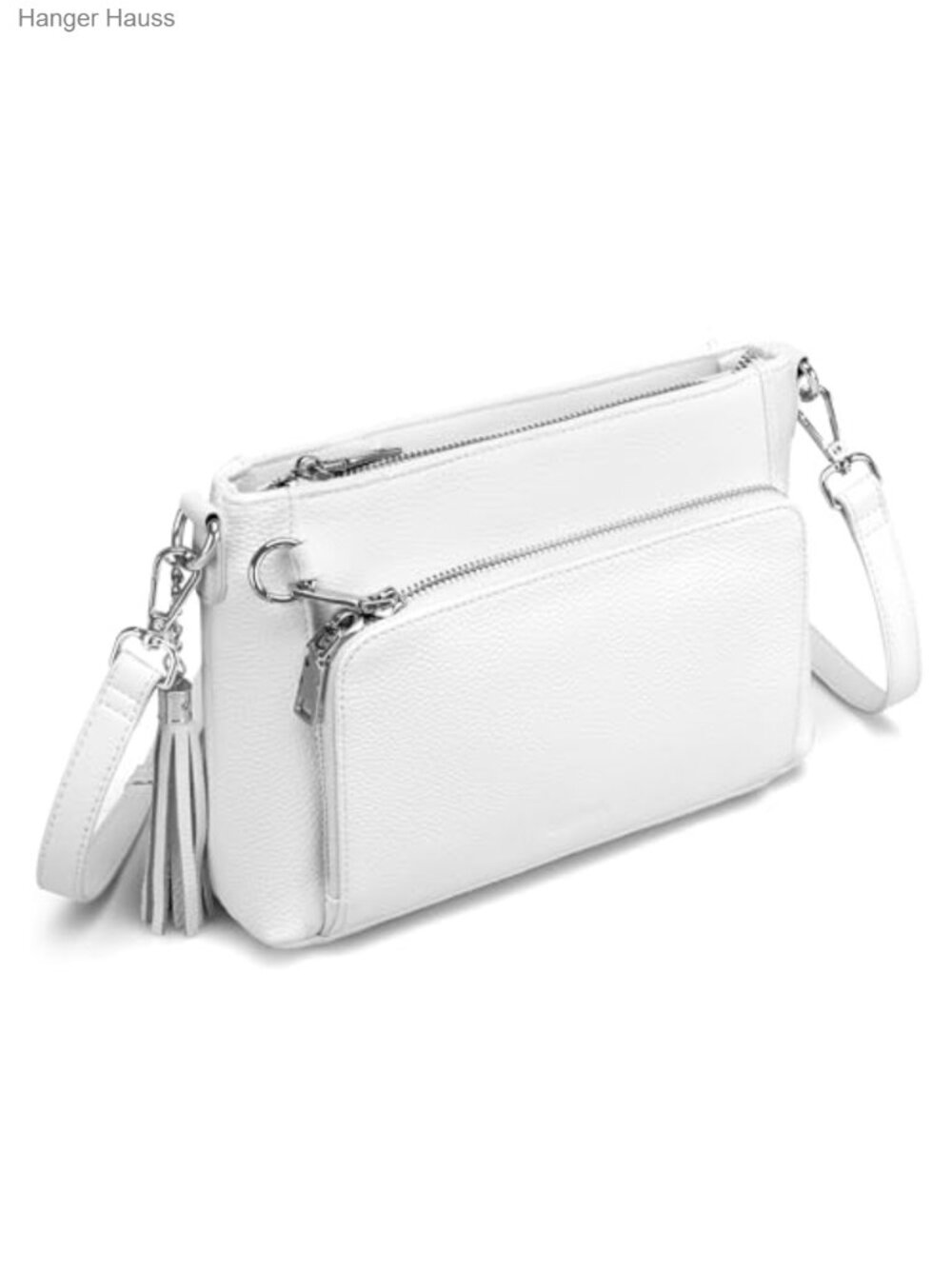 Genuine Leather Crossbody Bag Anti Theft RFID Wallet Adjustable Strap